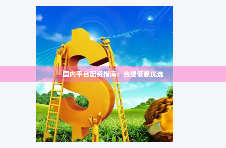 国内平台配资指南：合规低息优选